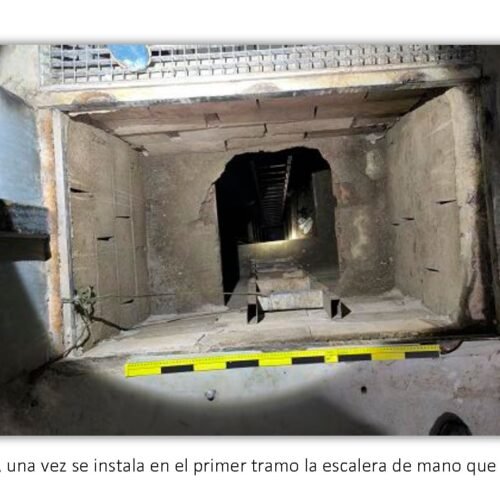 Un narcotúnel clausurado en Ceuta con un “gerente” a la fuga