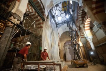 La parte de la Mezquita dañada por el incendio podría estar rehabilitada a mediados de 2026
