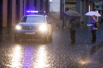 La borrasca ‘Claudia’ descarga 80 litros por metro cuadrado de agua en Gran Canaria y deja un centenar de incidentes