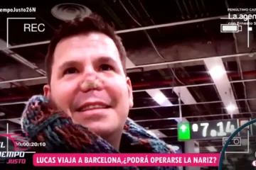 Lucas sale de la clínica donde será operado de nuevo de la nariz: «Estoy con el último ciclo de antibióticos»