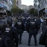 Detenido un ultra del Celta por la violenta pelea multitudinaria en la previa del duelo ante el Lyon