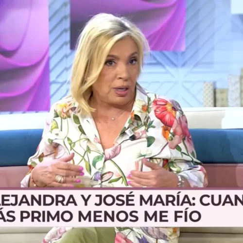 Carmen Borrego sobre Alejandra Rubio: «No sé si iré a la firma de libros de mi sobrina, tengo cosas que hacer»