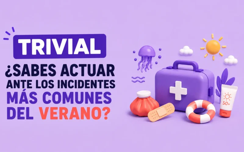Trivial: ¿Cuánto sabes sobre primeros auxilios? Ahogamientos, picaduras, golpes de calor… Ponte a prueba y demuestra cómo actuar