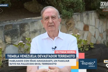 Muere una familiar de Iñaki Anasagasti en los terremotos de Venezuela: «Era una prima de mi mujer»