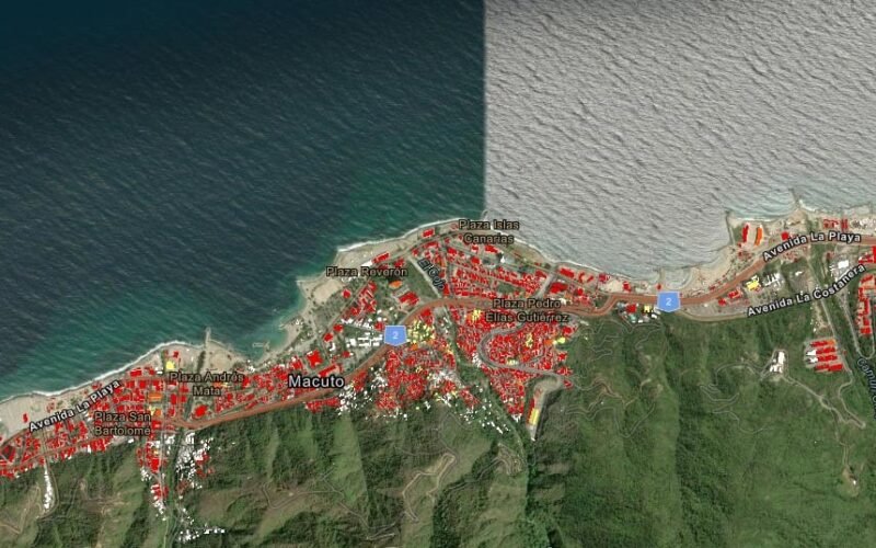 Las imágenes tomadas desde el espacio que podrían mejorar la búsqueda de supervivientes en Venezuela