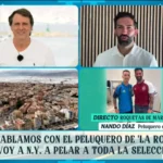 El peluquero de La Roja, Nando Díaz, pone rumbo a Nueva York: «Voy a prepararles para la gran final, se dejan asesorar mucho»