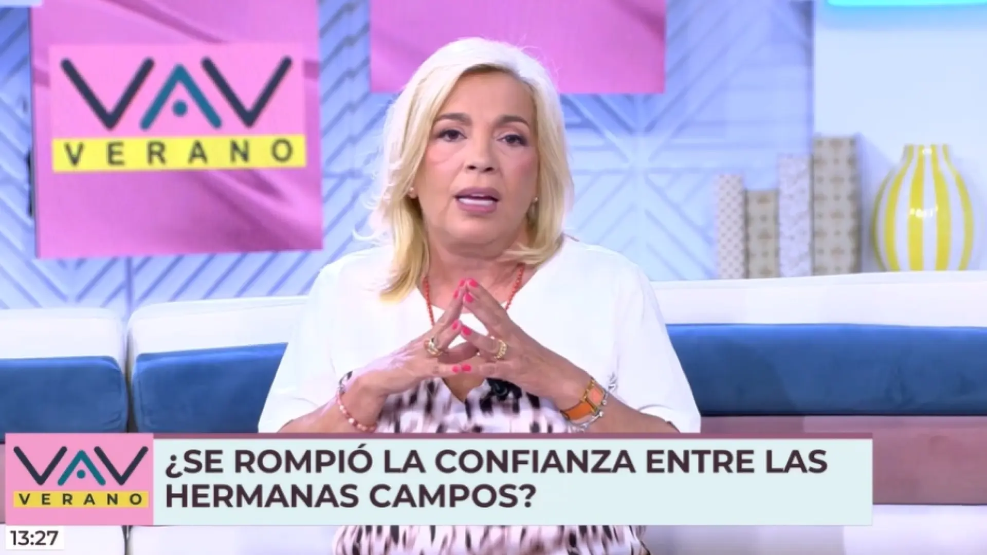 Carmen Borrego, sobre la relación con Terelu Campos: «Es duro pensar que mi hermana no ha confiado en mí. No concibo la vida sin ella»