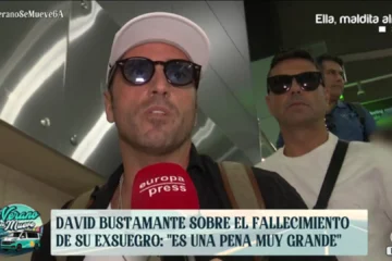 David Bustamante, sobre la muerte del padre de Paula Echevarría: «Es muy doloroso»