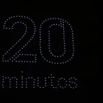 Banco Santander y 20minutos iluminan el cielo de Madrid para dar la bienvenida al Gran Premio de Fórmula 1