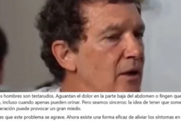 Antonio Banderas no ha recomendado este producto de «sustancias naturales» para la próstata, es un vídeo manipulado