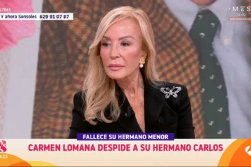 El emotivo mensaje de Carmen Lomana sobre la muerte de su hermano: «Nunca piensas que se va a ir tan pronto»