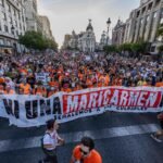 ¿Quiénes son los de los chalecos naranjas? Así funciona el Sindicato de Inquilinas, que lidera la acampada de Sol